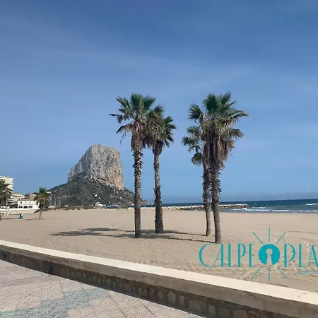 & Pool, Primera Linea Lägenhet Calpe
